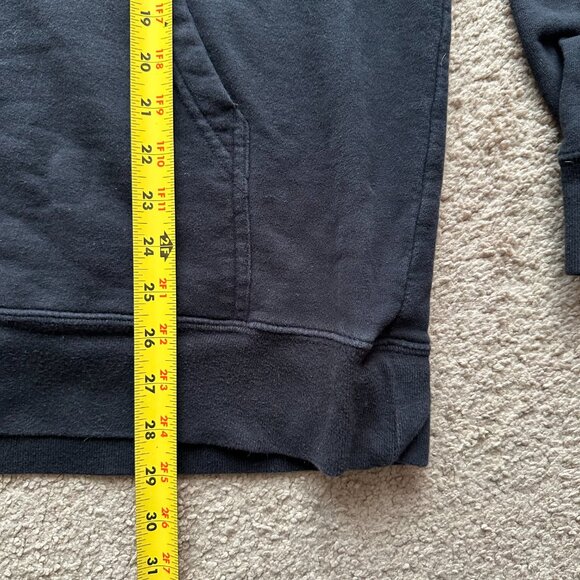 North Face Sweatshirt Mens XL Hoodie Long Sleeve Black Spellout Logo - Picture 7 of 11